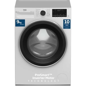 Beko 9kg Front Load Washing Machine, 1400 RPM, 15 Programs, SteamTherapy, White - WTV9314XW