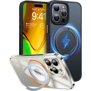 

Torras Case With 360 Kickstand Black iPhone 15 Pro