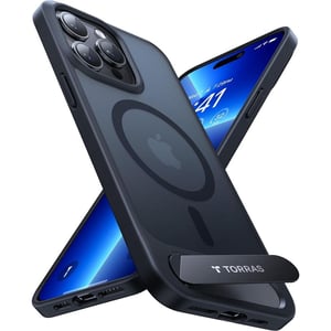 Torras Kickstand Magsafe Case Black iPhone 15 Pro Max