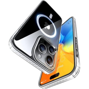 

Torras Shockproof Magnetic Case Clear iPhone 15 Pro