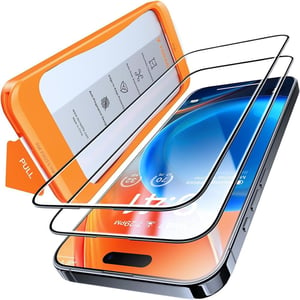 Handy Pie - Tempered Glass Screen Protector Film - iPhone 15 Pro Max / 15  Pro / 15 Plus / 15 / 14 Pro Max / 14 Pro / 14 Plus / 14 / 13 Pro Max / 13  Pro / 13 / 13 mini / 12 Pro Max / 12 Pro / 12 / 12 mini / 11 Pro Max / 11  Pro / 11