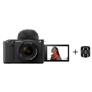 Sony ZVE1 Full Frame Mirrorless Camera Black- ZVE1L + SEL50F18 Lens
