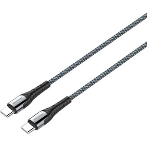 Glassology USB-C To USB-C Cable 1m Grey