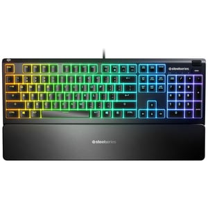 

SteelSeries Apex 3 Gaming Keyboard With RGB Lighting Black