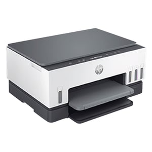 

HP Smart Tank 670 All-in-One Printer, Print- Scan, Copy, Wireless, Scan to PDF, Fast Two-Sided Printing, Up to 18,000 Black or 8,000 Color Pages - White/Grey [6UU48A]