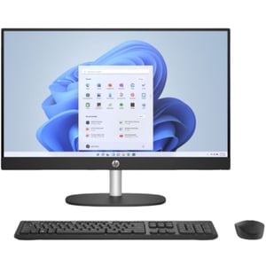 HP All-in-One (2022) Desktop - 13th Gen / Intel Core i5-1335U / 23.8inch FHD / 512GB SSD / 8GB RAM / Shared Intel Iris Xe Graphics / Windows 11 Home / English & Arabic Keyboard / Jet Black / Middle East Version - [24CR0018NE]