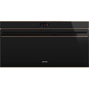 Smeg SO4902M1P Compact combination microwave oven, cream