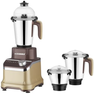 

Stargold 3in1 Mixer Grinder Stainless Steel Jar 850W Gold - SG-1385