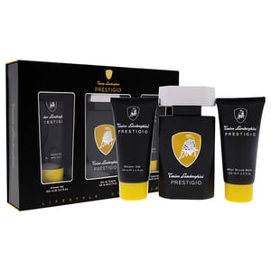 

Tonino Lamborghini Prestige Perfume For Men 124ml Eau de Toilette + 100ml Shower Gel + 100ml After Shave Balm Gift Set