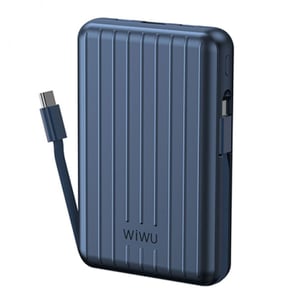 

Wiwu Magnetic Wireless Charging Power Bank 20000mAh Blue PP04BL