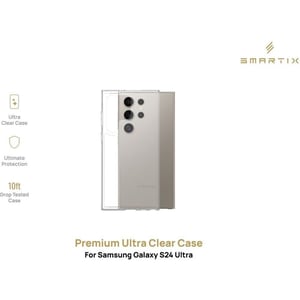 Smartix Case Clear Samsung Galaxy S24 Ultra
