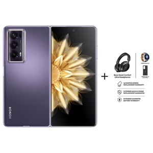 Honor Magic V2 512GB Purple 5G Smartphone + Bose QuietComfort Ultra Headphones + Watch GS3 + MagicV2 Aramid Case + 24months Screen Replacement Warranty + Extended 30days Phone Replacement Guarantee + Extended 24months Battery Warranty - Pre-order