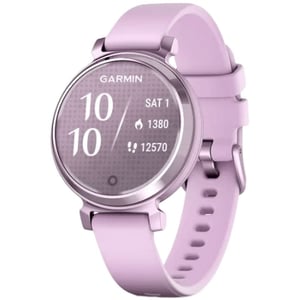 

Garmin 010-02839-01 Lily 2 Smartwatch Metallic Lilac With Lilac Silicone Band