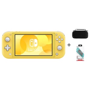 

Nintendo Switch Lite Gaming Console 32GB Yellow + Nyko Elite Shell Case + Nyko Screen Armor