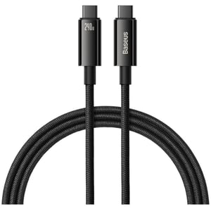 

Baseus Tungsten Gold USB-C To USB-C Cable 1m Black