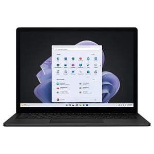 

Microsoft Surface Laptop 5 - 12th Gen / Intel Core i7-1265U / 13.5inch / 256GB SSD / 16GB RAM / Shared Intel Iris Xe Graphics / Windows 11 Pro / English Keyboard / Black / International Version - [RB1