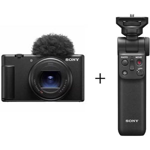 

Sony ZV-1 II Digital Vlog Camera Black + GPVPT2BT Shooting Grip