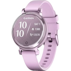 

Garmin 010-02839-01 Lily 2 Smartwatch Metallic Lilac With Lilac Silicone Band