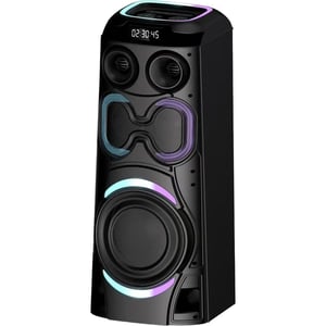 

JVC Party LED Lights Bluetooth Speaker With Microphone Black