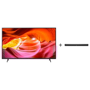 

Sony KD-43X75K 4K UHD Smart Google Television 43inch (2023 Model) + JVC TH-N322B Soundbar