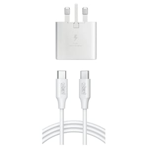 E-Den USB-C Charger With USB-C Cable 1m White