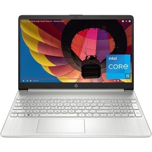 HP (2022) Laptop - 12th Gen / Intel Core i5-1235U / 15.6inch FHD / 512GB SSD / 16GB RAM / Shared Intel Iris Xe Graphics / Windows 11 Home / English Keyboard / Silver / International Version - [15-DY5399NR]