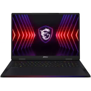 

MSI RAIDER 18 HX A14VIG Gaming (2024) Laptop - 14th Gen / Intel Core i9-14900HX / 18inch UHD+ / 2TB SSD / 64GB RAM / 16GB NVIDIA GeForce RTX 4090 Graphics / Windows 11 Home / English & Arabic Keyb