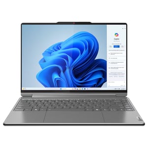 Lenovo Yoga 9 2-in-1 14IMH9 Convertible (2024) Laptop - 1st Gen / Intel Core Ultra 7-155H / 14inch 4K / 1TB SSD / 16GB RAM / Shared Intel Arc Graphics / Windows 11 Home / English & Arabic Keyboard / Luna Grey / Middle East Version - [83AC000JAX]