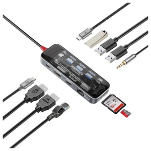 Promate TransHub-Pro 11-in-1 USB Hub
