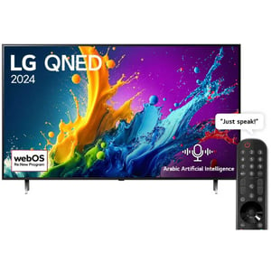 

LG 86 Inch QNED QNED80 4K Smart TV AI Magic remote HDR10 webOS24 (2024 Model)