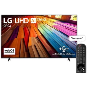 

LG 86 Inch UHD UT80 4K Smart TV AI Magic remote HDR10 webOS24 (2024 Model)