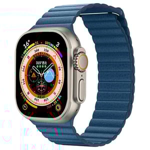 

Fitit FIT-WS-LTHR41-BLU Leather Magnetic Link Blue For Apple Watch 44/45mm