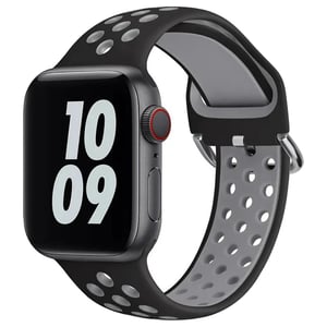 

Fitit FIT-WS-SILNIK41-BK/GR Siliconee Strap Black/Grey For Apple Watch 41/38/40mm