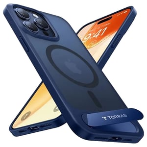 

Torras UPRO Pstand Series Case Navy Blue iPhone 15 Pro Max