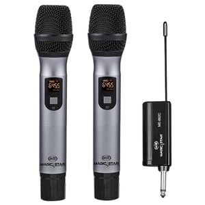 

Magic Star UHF Duet Wireless Microphones ME-862C