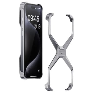 

Max & Max Sleek X Design Case Silver iPhone 15 Pro Max