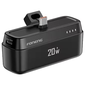 

Foneng Power Bank 5000mAh Black P69