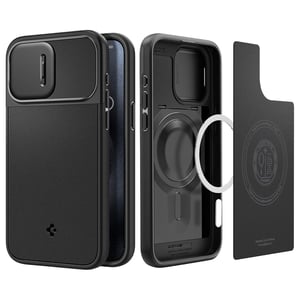 

Spigen Optik Armor MagFit Case Black iPhone 15 Pro
