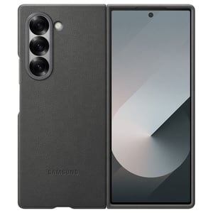

Samsung Vegan Leather Case Gray Galaxy Z Fold 6
