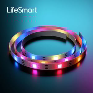 

LifeSmart Cololight Extension Strip- 16 Million Lighting Effects / Adjustable Length / Flexible Design for Ambient Lighting / Adjustable Brightness / Preset Modes / Perfect for Any Room or Event