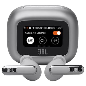 

JBL LIVE BEAM 3 True Wireless Noise Cancelling Closed-Stick Earbuds Silver