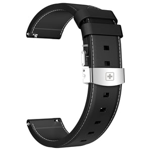 

Swiss Military Leather Strap Black