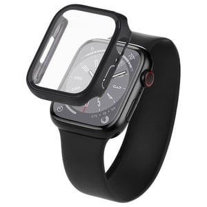 

Fitit FIT-41WSB-SILBLK&BUMPER Bundle 2 in 1 Silicone Strap Large Black and Bumper For Apple Watch 41/38/40mm