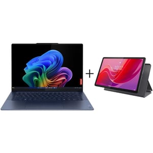 

Lenovo Yoga Slim 7 14Q8X9 (2024) Copilot+ PC - Snapdragon X Elite X1E-78-100 / 14inch / 1TB SSD / 32GB RAM / Shared Graphics / Windows 11 Home / English & Arabic Keyboard / Cosmic Blue / Middle Ea