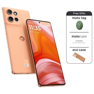 

Motorola Edge 50 512GB Peach Fuzz 5G Smartphone + Moto Tag + 6 Months Screen Protection