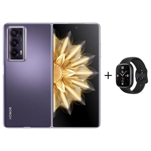 

Honor Magic V2 512GB Purple 5G Smartphone + TMA-B19 Watch 4
