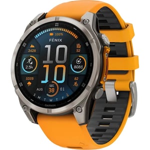 Garmin Fenix 8 AMOLED 47mm Smartwatch Sapphire With Spark / Silicone Band