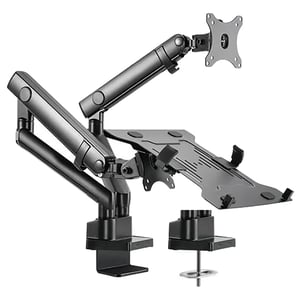 Newstar Slim Pole Monitor Arm Black