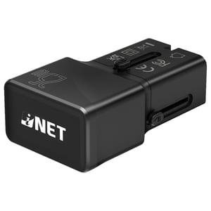Inet 1 Pc Mini Travel Adaptor Black