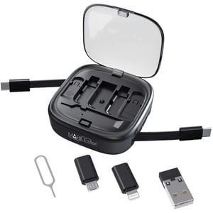 Travelmall Mobilesteri 8-in-1 Multi-Tool Travel Essentials Kit Black - SW11002PRO